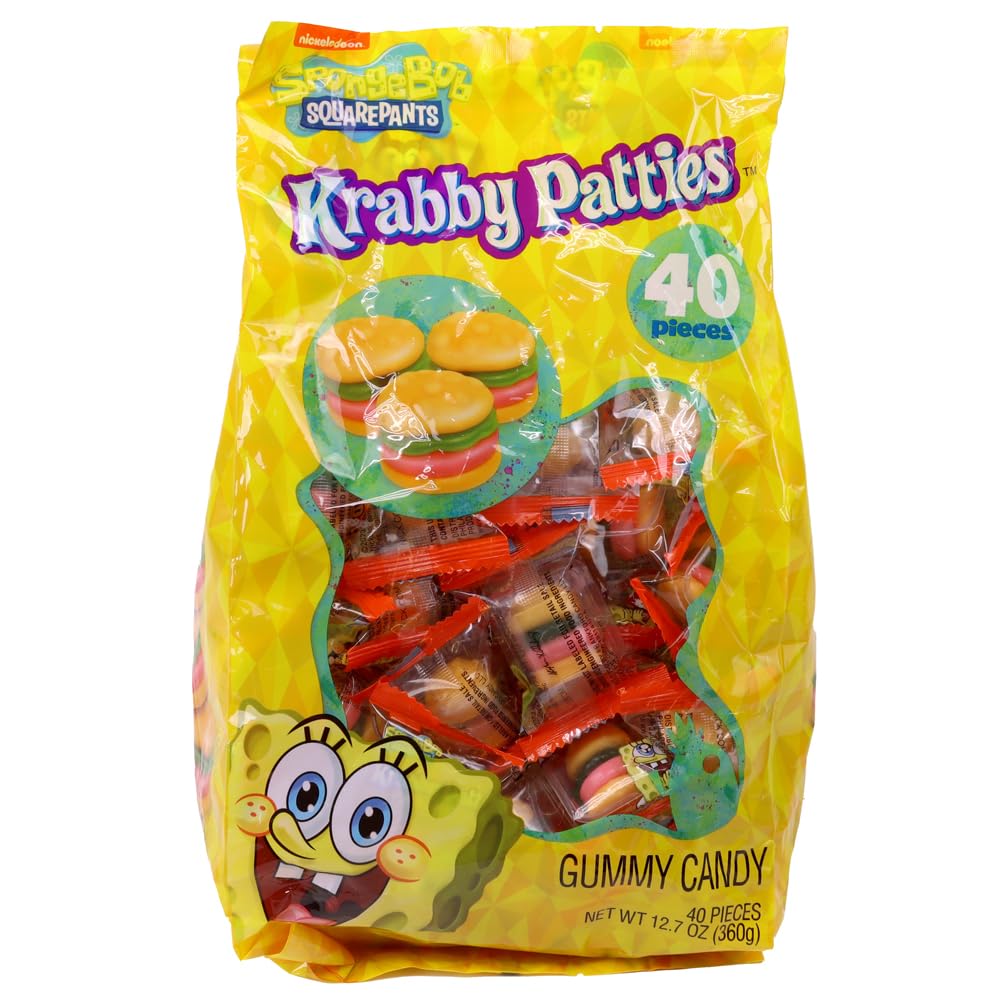 Amazon.com : Nickelodeon SpongeBob Squarepants Krabby Patty Gummy